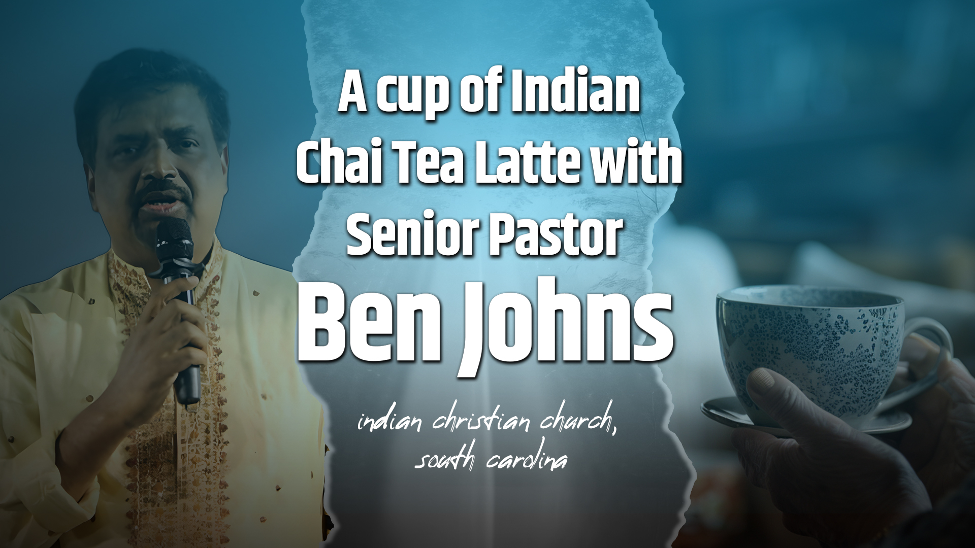 A cup of Indian Chai Tea Latte with Senior Pastor Ben Johns